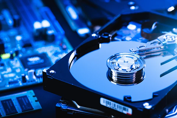 hard drive with small business backups on it